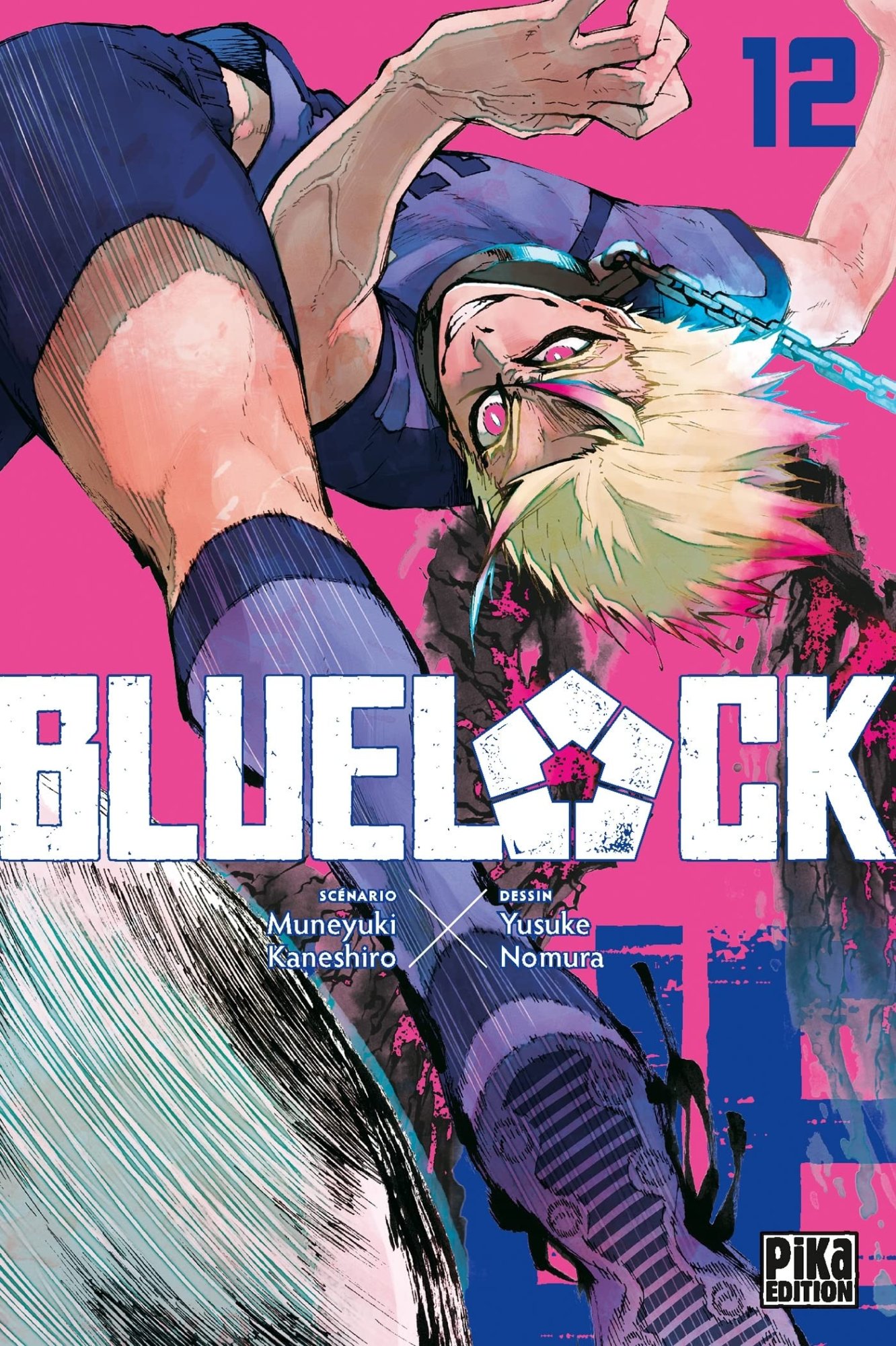 Couverture du livre "Blue Lock T12" de Muneyuki Kaneshiro, Yusuke Nomura Éditeur PIKA