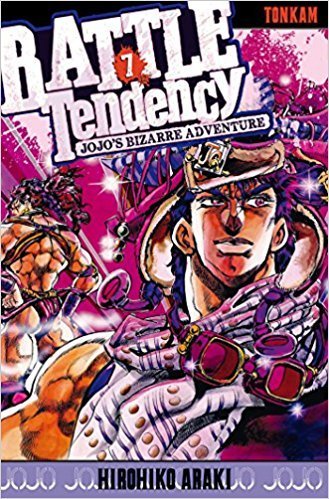 Couverture du livre "Jojo's - Battle Tendency T07" de Hirohiko Araki (荒木 飛呂彦) Éditeur Delcourt/Tonkam