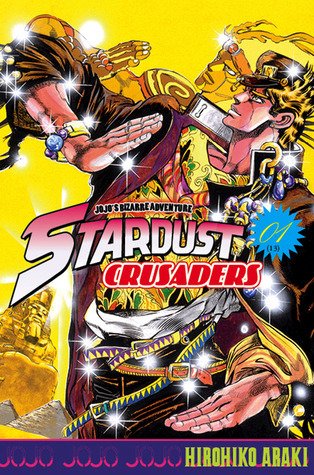 Couverture du livre "Jojo's - Stardust Crusaders T01" de Hirohiko Araki (荒木 飛呂彦) Éditeur Delcourt/Tonkam