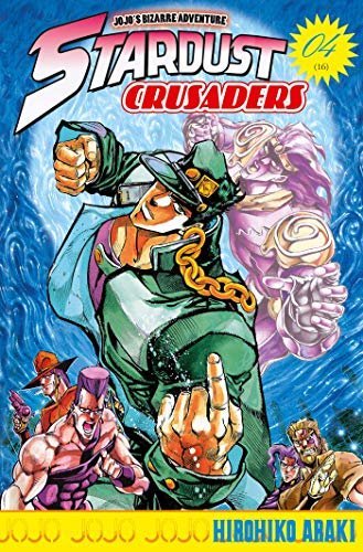 Couverture du livre "Jojo's - Stardust Crusaders T04" de Hirohiko Araki (荒木 飛呂彦) Éditeur Delcourt/Tonkam