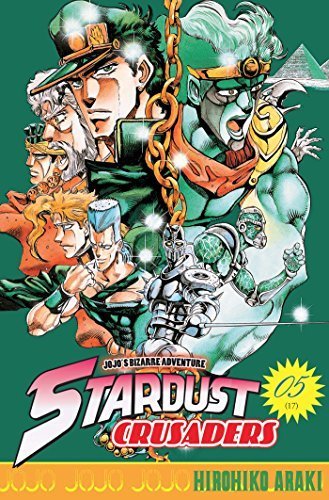 Couverture du livre "Jojo's - Stardust Crusaders T05" de Hirohiko Araki (荒木 飛呂彦) Éditeur Delcourt/Tonkam