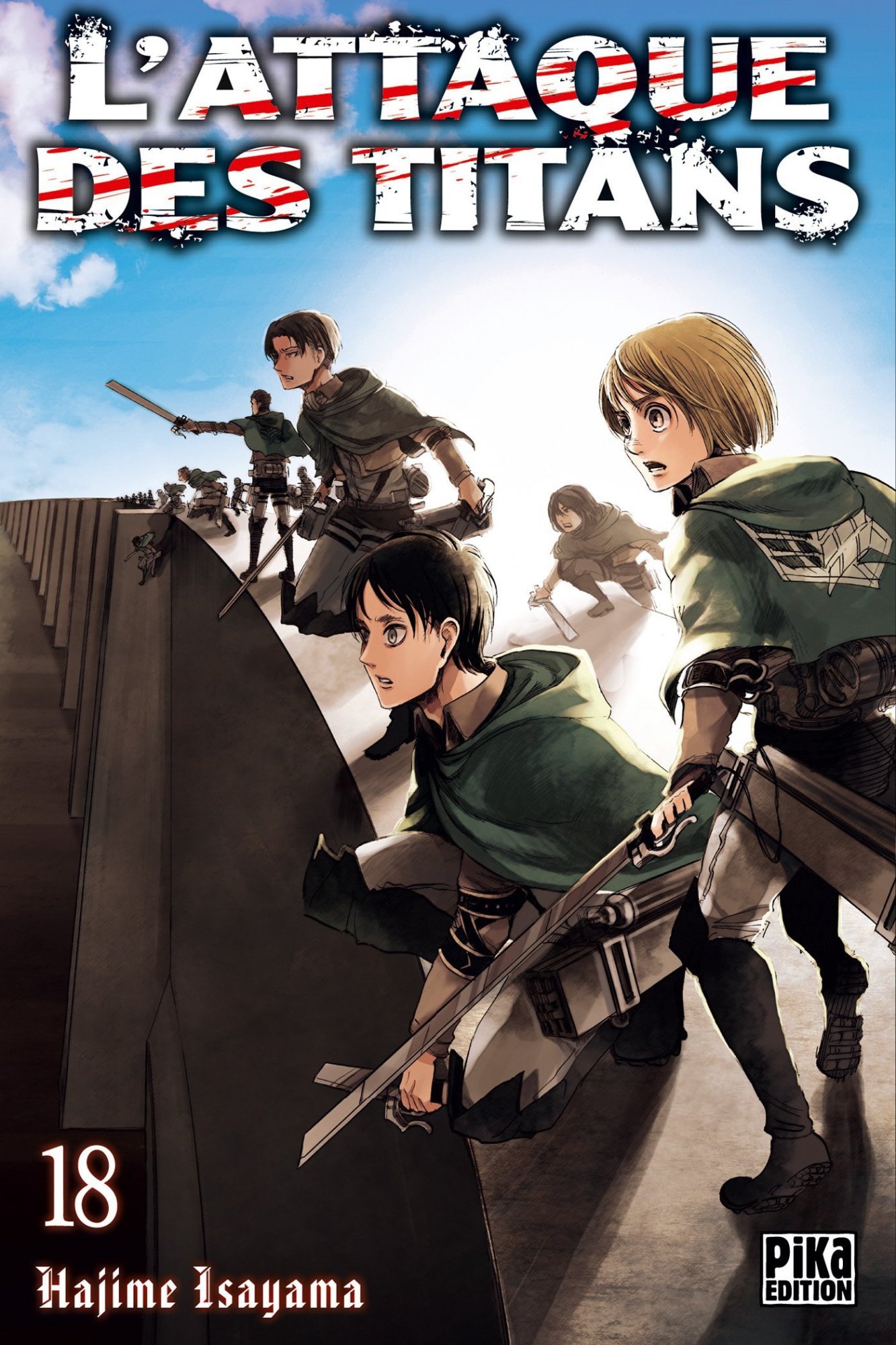 Couverture du livre "L'Attaque des Titans T18" de Hajime Isayama, Sylvain Chollet