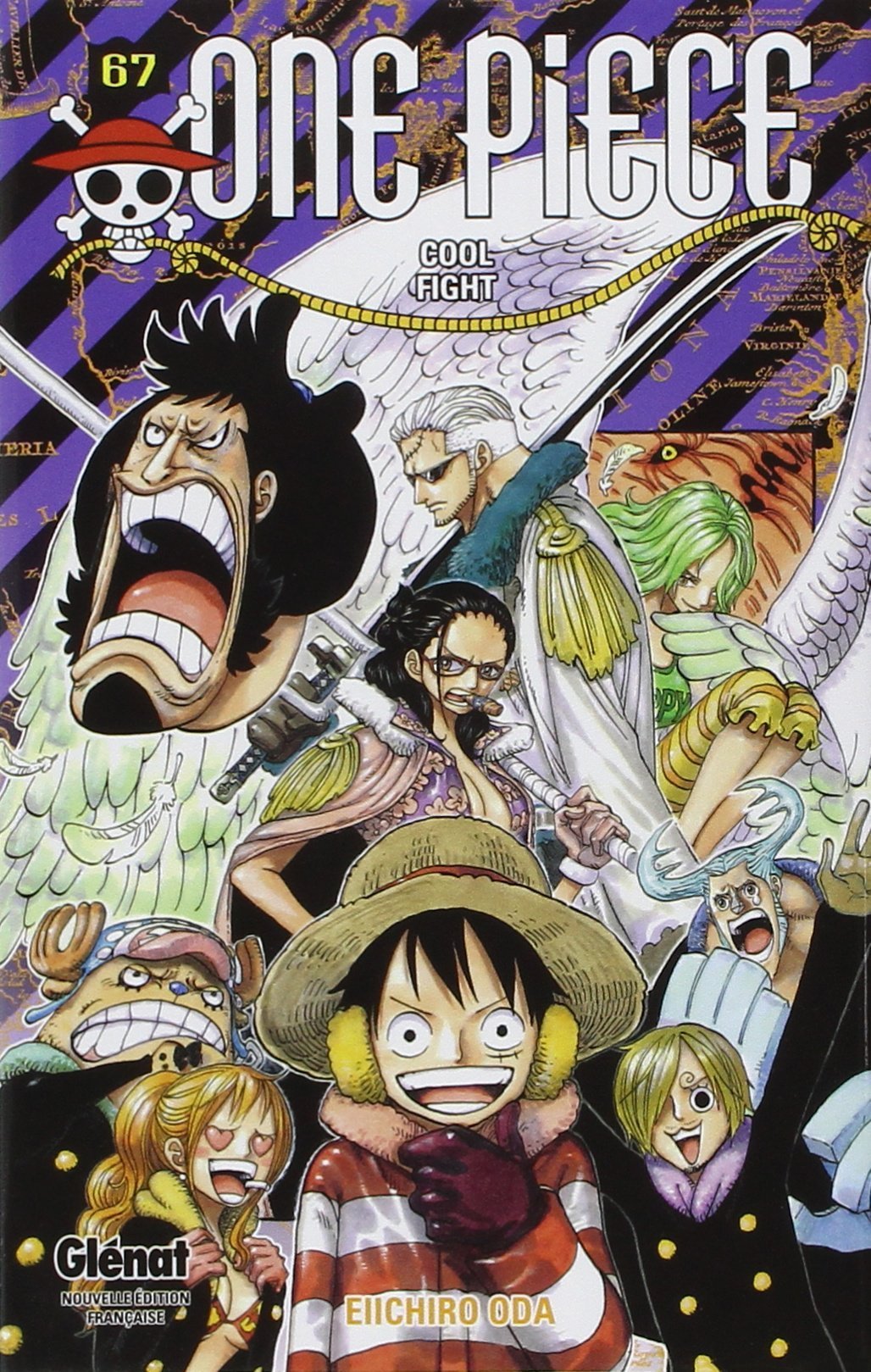 Couverture du livre "One Piece - Édition originale - Tome 67: Cool Fight" de Eiichirō Oda (尾田 栄一郎) Éditeur Glénat Manga