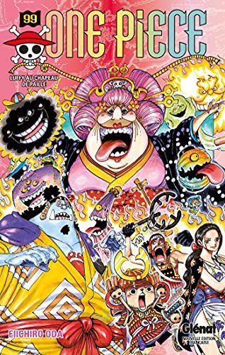 Couverture du livre "One Piece - Édition originale - Tome 99: Luffy au chapeau de paille" de Eiichirō Oda (尾田 栄一郎) Éditeur Glénat Manga