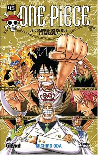 Couverture du livre "One piece Vol.45" de Eiichirō Oda (尾田 栄一郎) Éditeur Glénat Manga