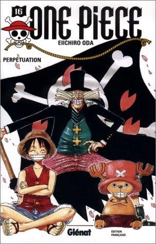 Couverture du livre "One Piece, tome 16" de Eiichirō Oda (尾田 栄一郎) Éditeur Glénat Manga