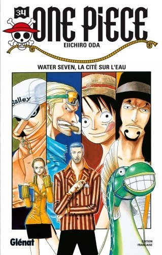 Couverture du livre "One Piece, Tome 34 (French Edition)" de Eiichirō Oda (尾田 栄一郎) Éditeur Glénat Manga
