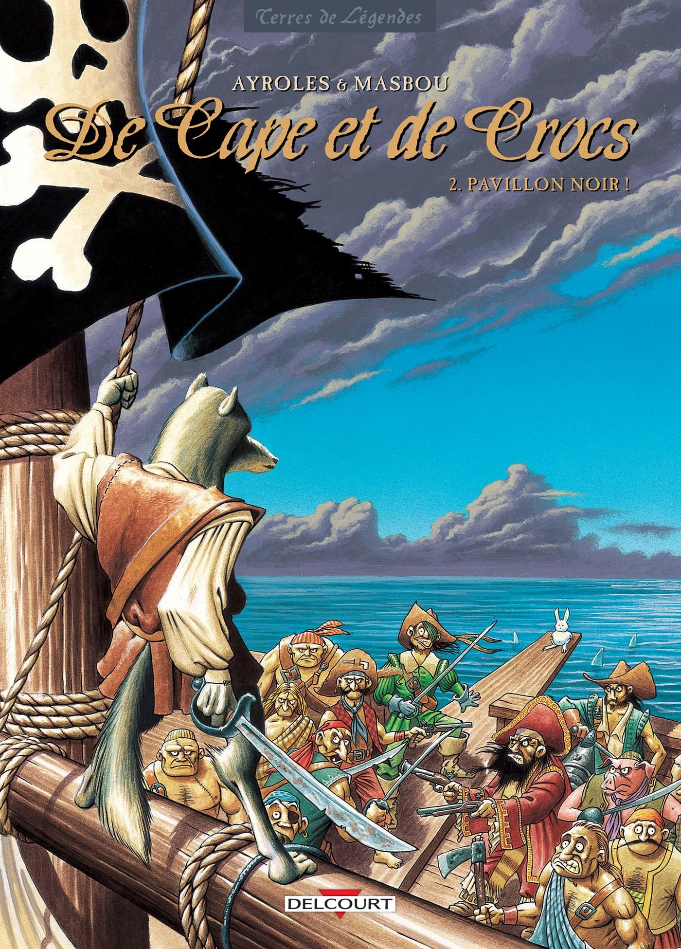 Couverture du livre "De Cape et de Crocs - Tome 02" de Ayroles (Alain Ayroles)