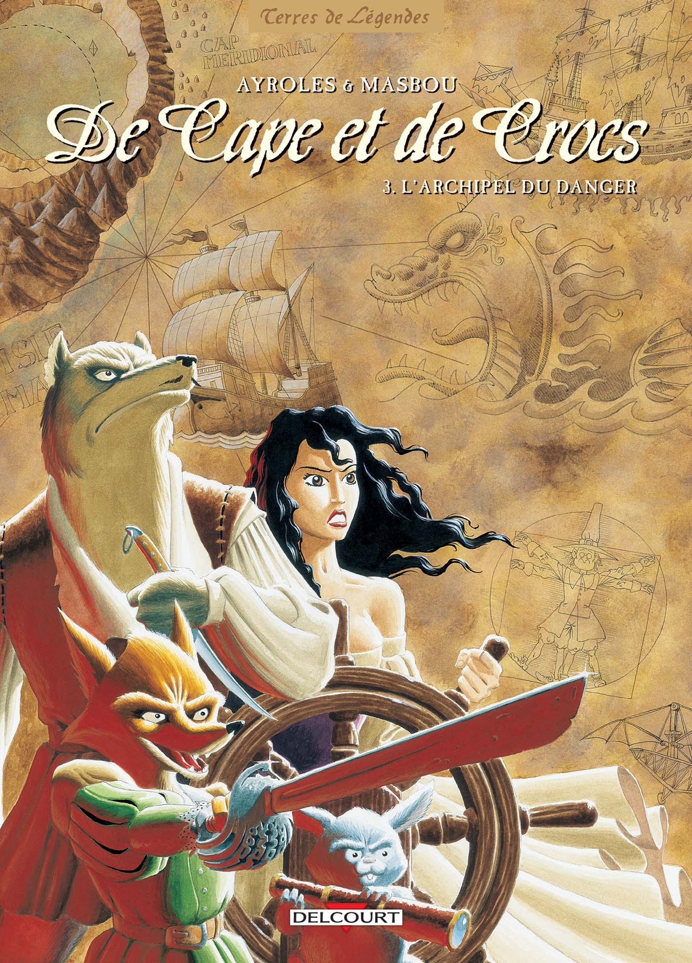 Couverture du livre "De Cape et de Crocs - Tome 03" de Ayroles (Alain Ayroles)
